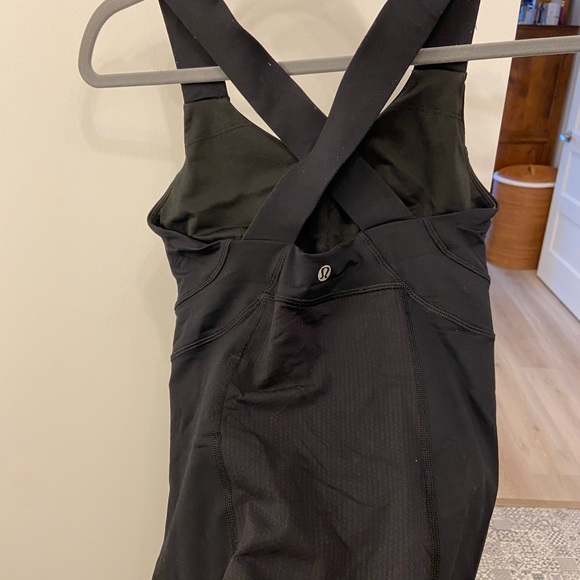 Lululemon Black Cross Back Tank Top - Picture 2 of 2